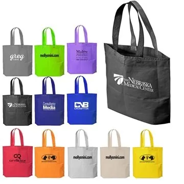 Image of 250 Promotional Econo Gusset Bag - Reinforced Handles