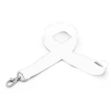 Image of 100 Custom 1" Flat Polyester Lanyard w/ Deluxe Swivel Hook