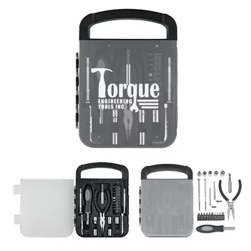 Image of 25 Custom Deluxe Tool Set With Pliers - 18 Piece