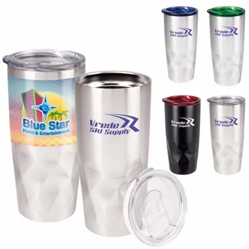 Image of 24 Customized Glacial Diamonds Tumbler - 20 oz - Insulated & ...