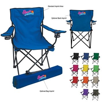 Image of 6 Customized Folding Chair With Carrying Bag - 300lb Capacity