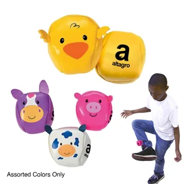Image of 12 Custom Farm Animal Kickball