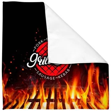 Image of 200 Customized 12x12 Sublimated Microfiber Towel - 200GSM - Quick ...