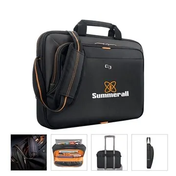 Image of 6 Customized Solo NY Ace Slim Brief - Laptop Compatible & Padded ...