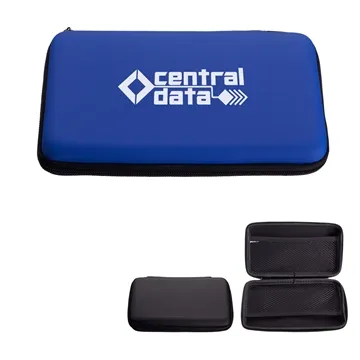 Image of 50 Customized Zippered Travel Case - Mesh Pockets