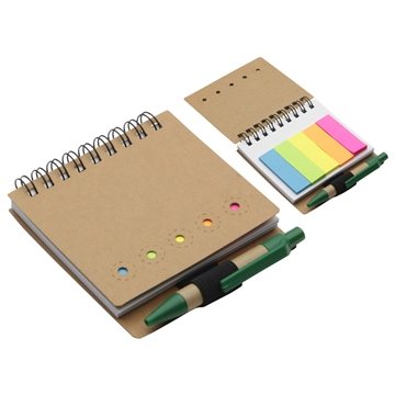 Image of 150 Promotional Sticky Flag Jotter Note Pad - Recyclable