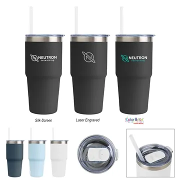 36 Custom 14 Oz. Brea Recycled Stainless Steel Tumbler - Double ...