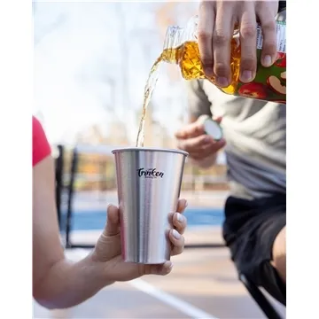 Image of 50 Customized Pre-Game Aluminum Stadium Cup - 18 oz - Recyclable
