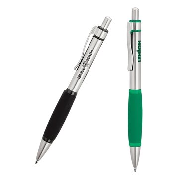 Image of 100 Promotional Dina Ballpoint Pen - Rubber Grip