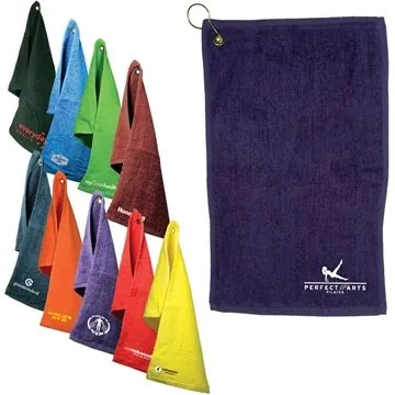 Image of 150 Customized Fingertip Towel Dark Colors - 100% Cotton & Velour