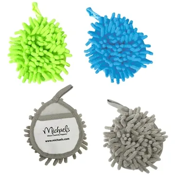 Image of 100 Custom Frizzy Finger Duster - Microfiber & Washable