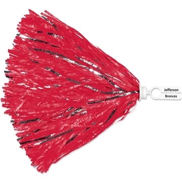Split Ring Imprinted Pom- 500 Streamers - Dual Color
