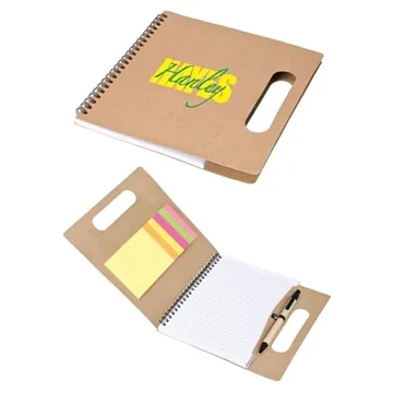 Image of 50 Custom Santo Handled Note Set - Sticky Notes & Flags