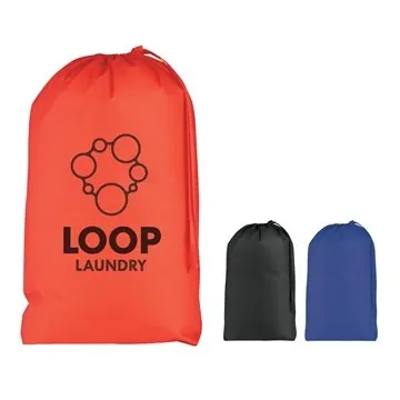 Image of 100 Customized Non-Woven Laundry Bag - Water-resistant
