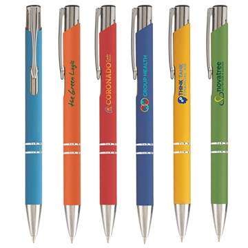 Image of 100 Customized Tres-Chic Softy Brights - ColorJet - Soft Touch & ...
