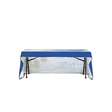 Image of 1 Custom DisplaySplash 6' Open Back Table Throw - ...