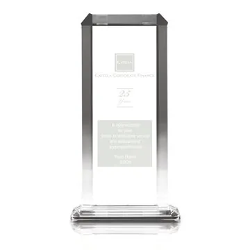 Image of 1 Custom Apresenta Crystal Tower with Base