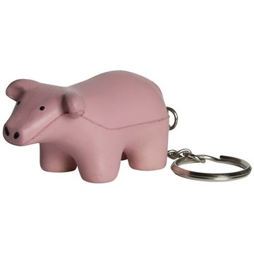 Image of 150 Custom Pig Keyring Stress Reliever - Attachable