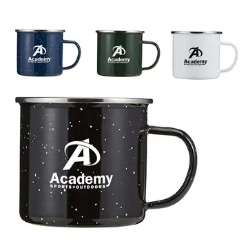 Image of 100 Promotional 16 oz Speckle-It Camping Mug - Enamel Finish