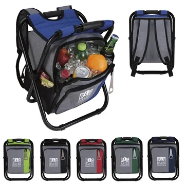 KOOZIE® Backpack Cooler Chair - 250lb Capacity & Water-Repellent