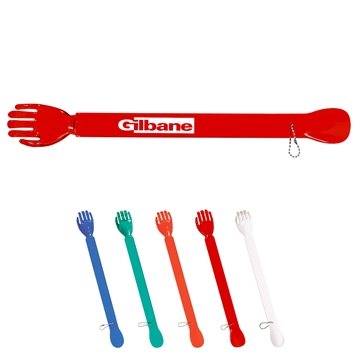 Back Scratcher-Shoe Horn - ABS Plastic & Hanging Chain