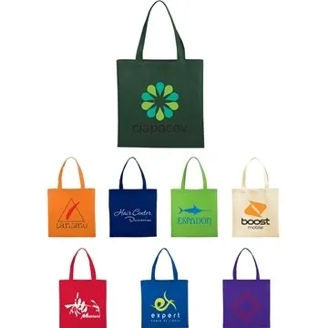Image of 200 Custom Small Zeus Non-Woven Convention Tote - Reusable & Slim
