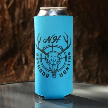 250 Custom American Made 24 oz Can Cooler - High Density Foam