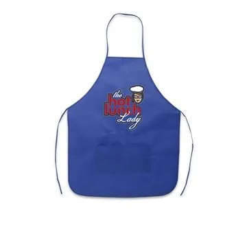 Image of 150 Custom Non-Woven Apron - Polypropylene & Double Pocket