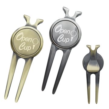 Image of 36 Promotional Deluxe Magnetic Divot Repair Tool with Ball Marker ...