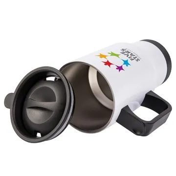 Image of 150 Custom Stainless Steel 14oz Travel Mug - Insulated & ...