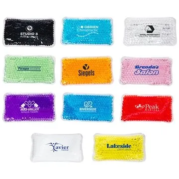 Image of 100 Customized Mini Aqua Pearls Hot Cold Pack - Reusable