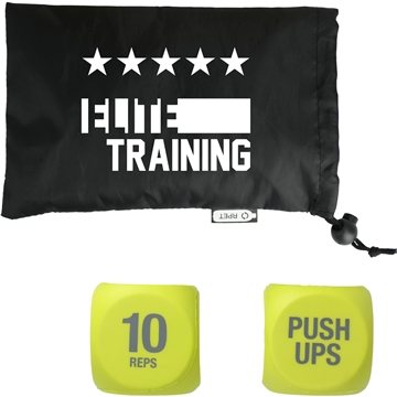 2 Piece Exercise Dice - Workout Timer