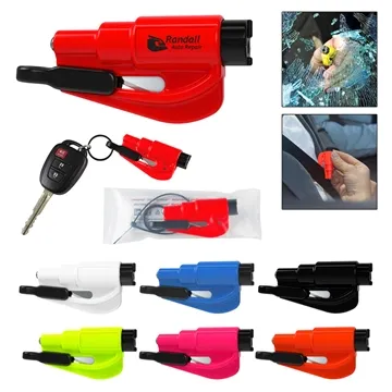 Image of 100 Custom Resqme Auto Safety Tool - Glass Breaker & Seatbelt ...