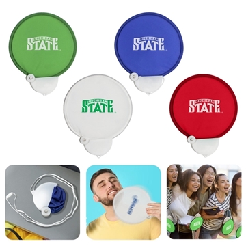 Image of 200 Custom Folding Fan - Collapsible & Lanyard