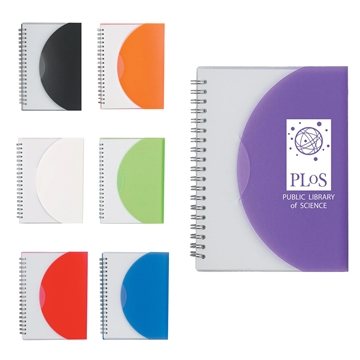 Image of 150 Custom Spiral Notebook - 80 Pages & Polypropylene