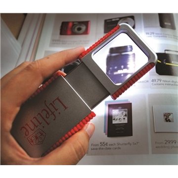 Image of 150 Promotional Slide-Out Magnifier with Light - LED