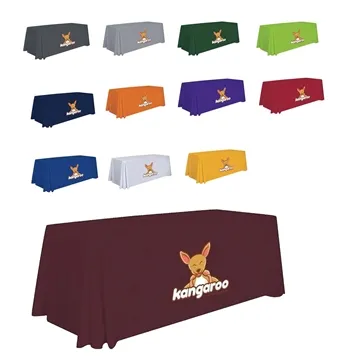 Image of 1 Customized 6' Standard Table Throw (Full-Color Front Only) - ...