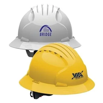 Image of 10 Custom Evolution 6161 Full Brim Vented Hard Hat - ANSI ...
