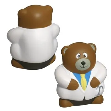 Image of 100 Custom Physician Bear - Stress Reliever - Polyurethane