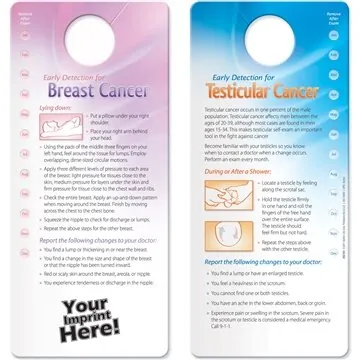 Image of 300 Promotional Shower Card - Early Detection for Breast ...