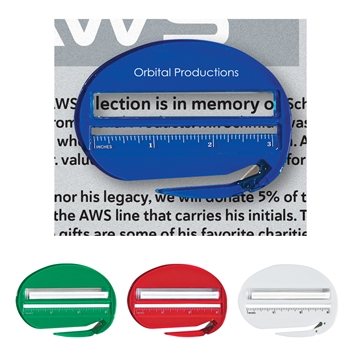 3-In-1 Letter Opener - Ruler & Magnifier