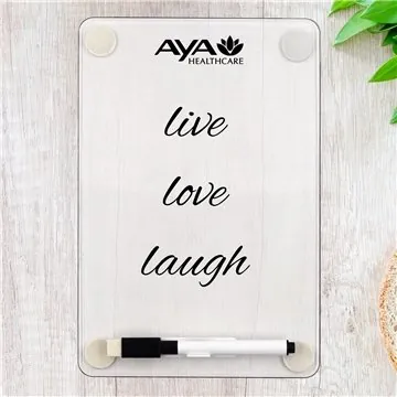 Image of 150 Promotional Clear Dry Erase Board - Adhesive Back
