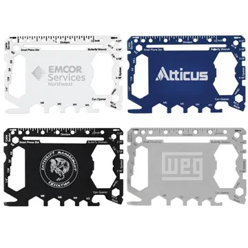 Samurai Outdoor Tactical Multi Tool Card - Stainless Steel & Wallet-Size