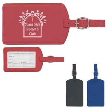 Image of 100 Customized Luggage Tag - PVC & Adjustable