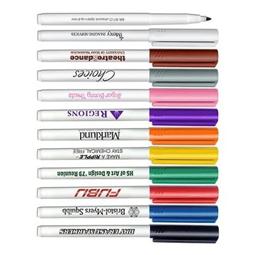 Image of 300 Customized Fine Point Dry Erase Markers - USA Made - Non-Toxic