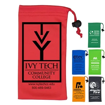 Custom Microfiber Drawstring Pouch