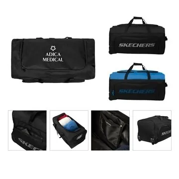 Image of 6 Promotional Skechers Gillette 30" Wheeled Duffel - 600D ...