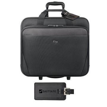 Image of 2 Promotional Solo NY Empire Rolling Case - Laptop Compatible