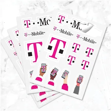 7 x 5 Sticker Sheets - Moisture Resistant