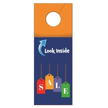 Image of 500 Custom Door Hanger with Pocket - Paper Products - High Density ...